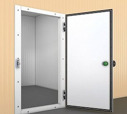 Фото: Дверь РДО 900x1800-100 распашная одностворчатая с порогом